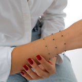 14k Gold | Minimal Onyx Beaded Bracelet