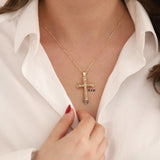 14k Gold | Crucifix Pendant Necklace