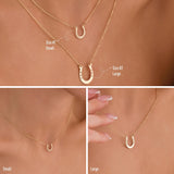 14K Gold | Horseshoe Minimal Necklace