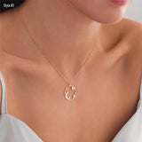 14k Gold | Celestial Trio Minimalist Necklace
