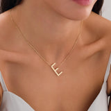 14k Gold | Initial Necklace