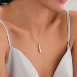 14k Gold | Slim Cone Cremation Urn / Ash Holder Necklace