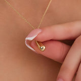 10k Gold | Tusk Cremation Urn / Ash Holder Necklace