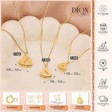 10k Gold | Heart Cremation Urn / Ash Holder Necklace