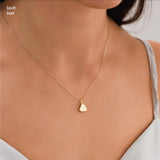 10k Gold | Heart Cremation Urn / Ash Holder Necklace