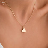 10k Gold | Heart Cremation Urn / Ash Holder Necklace