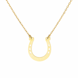 10K Gold | Horseshoe Minimal Necklace
