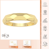 14k Gold | Patterned Band Ring