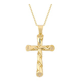 14k Gold | Crucifix Pendant Necklace