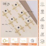 14k Gold | Crucifix Pendant Necklace