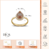 14k Gold | Diaspore Drop Shaped Ring