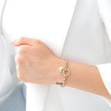 Rolo Chain Charm Bracelet