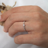 Diamond Baguette Chain Ring
