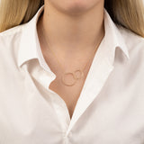 14k Gold | Interlocking Circles Necklace