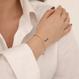 14k Gold | Figaro Chain Bracelet