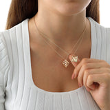 14k Gold | Puffy Leaf Necklace