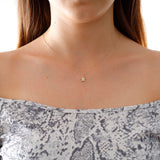 14k Gold | Minimal Tortoise Charm Necklace