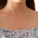 14k Gold | Minimal Tortoise Charm Necklace