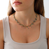 14k Gold | Tiger's Eye Beaded Necklace