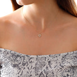 14k Gold | Sun & Evil Eye Necklace
