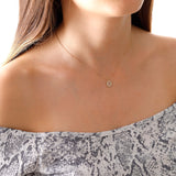 14k Gold | Sun & Evil Eye Necklace