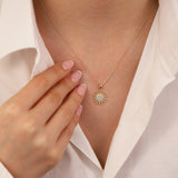14k Gold | Sunshine Pendant Necklace