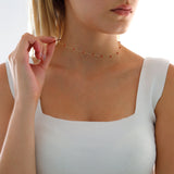 14k Gold | Coral Beaded Necklace