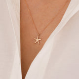14k Gold | Starfish Marine Necklace
