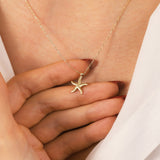 14k Gold | Starfish Marine Necklace