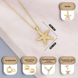 14k Gold | Starfish Marine Necklace