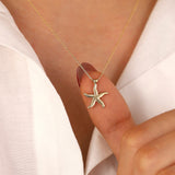 14k Gold | Starfish Marine Necklace