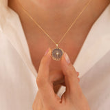 14k Gold | Travelers' Compass Necklace