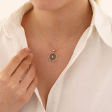 14k Gold | Travelers' Compass Necklace
