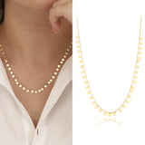 14k Gold | Coin Sequin Necklace