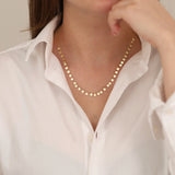 14k Gold | Coin Sequin Necklace