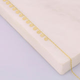 14k Gold | Coin Sequin Necklace