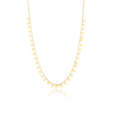 14k Gold | Coin Sequin Necklace