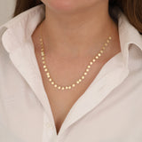 14k Gold | Coin Sequin Necklace
