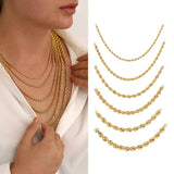 14k Gold | Rope Chain Necklace