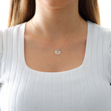 14k Gold | Daisy Charm Necklace