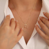 14k Gold | Butterfly Necklace
