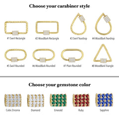 14k Gold | Carabiner Clasp Enhancer