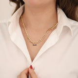 14k Gold | Figaro Chain Layering Necklace