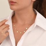 14k Gold | Coin Fringed Necklace