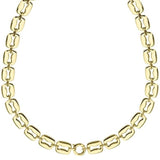 14k Gold | Chunky Coffee Bean Chain Necklace