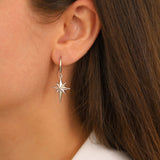 14k Gold | North Star Dangle Earrings