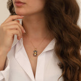 14k Gold | Teddy Bear Necklace