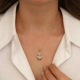 14k Gold | Teddy Bear Necklace