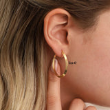 14k Gold | Thin Hoop Earrings