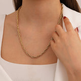 14k Gold | Butterfly - Singapore - Twisted Chain Necklace